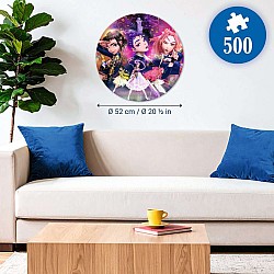 KPop Demon Hunters 500 pc Round Puzzle