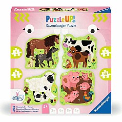 Puzzle Up - Farm Animals Puzzle (4, 6, 8, 10 pc)