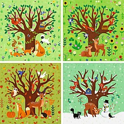 Puzzle Up - Four Seasons Puzzle (12, 16, 20, 24 pc)