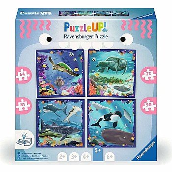 Ravensburger "Puzzle Up: Ocean Life" (64, 72, 81, 90 pc Puzzle)