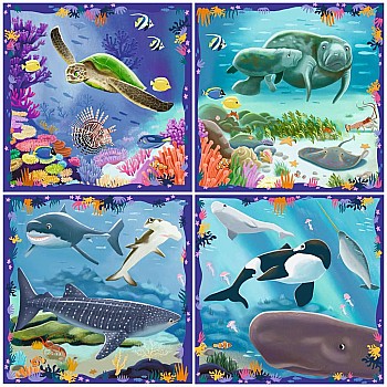 Ravensburger "Puzzle Up: Ocean Life" (64, 72, 81, 90 pc Puzzle)