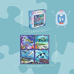 Puzzle Up - Ocean Life Puzzle (64, 72, 81, 90 pc)