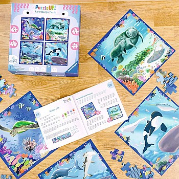 Ravensburger "Puzzle Up: Ocean Life" (64, 72, 81, 90 pc Puzzle)