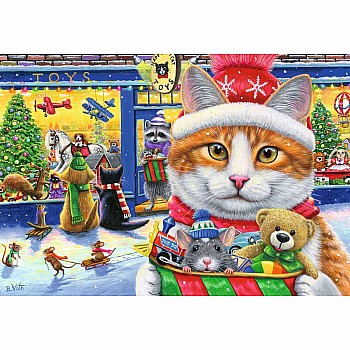 Ravensburger "Christmas Kitties" (24 Pc 2 in 1 Puzzle)