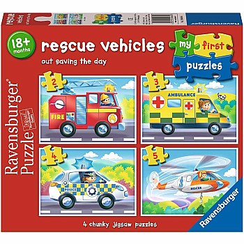 Ravensburger "My First Puzzles: Rescue Vehicles" (2,3,4,5 pc Puzzles)