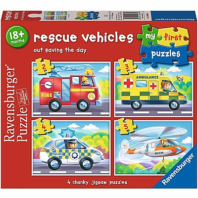 MFP Rescue Vehicles 2,3,4,5 pc Puzzles