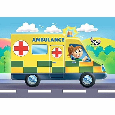 MFP Rescue Vehicles 2,3,4,5 pc Puzzles