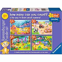 MFP How Many Can You Count 6,8,10,12 pc Puzzles