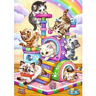   35 pc Playful Purr Babies Puzzle