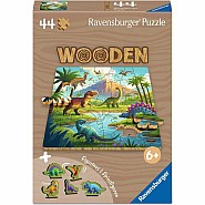 WOOD: Dinosaurs 44 Pc Puzzle