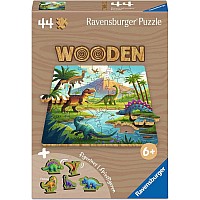 WOOD: Dinosaurs 44 Pc Puzzle