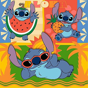 Ravensburger "Lilo and Stitch: Aloha" (49 pc 3 in 1 Puzzle)