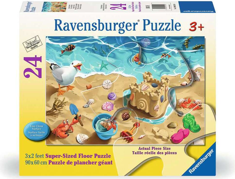 Fun at the Beach Giant Floor Puzzle, 24p