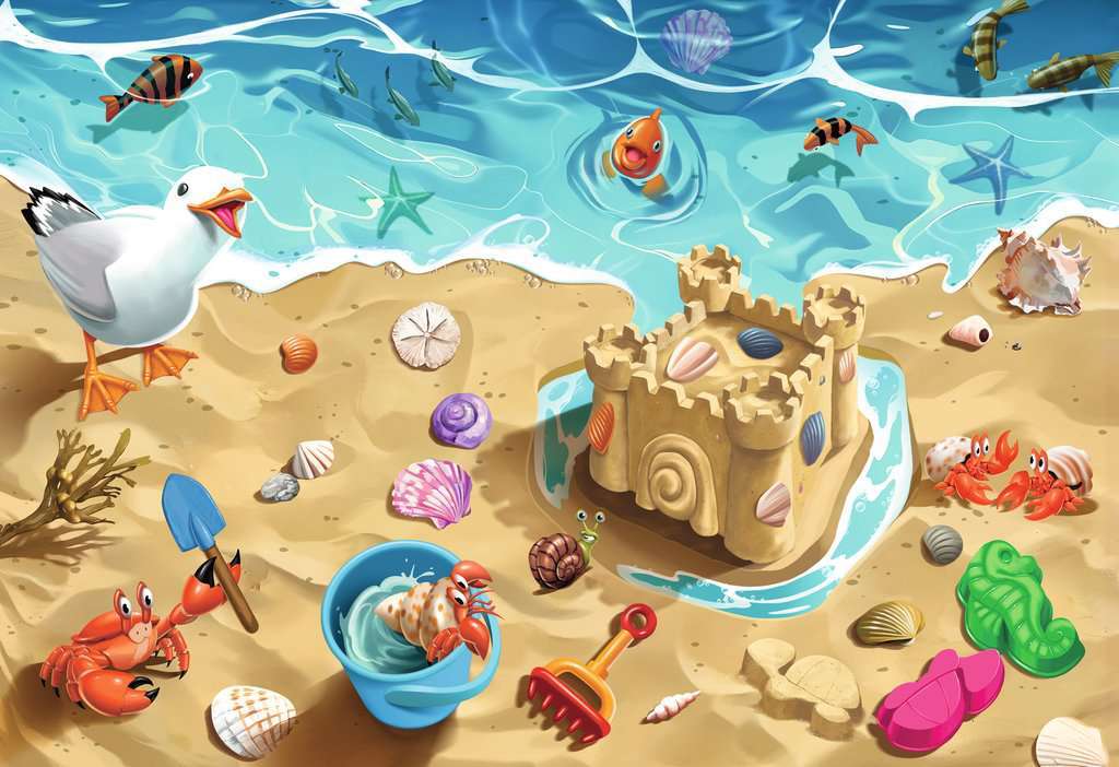 Fun at the Beach Giant Floor Puzzle, 24p