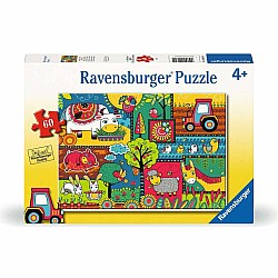 A Day at the Farm 60 Pc Puzzle