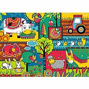 A Day at the Farm 60 Pc Puzzle