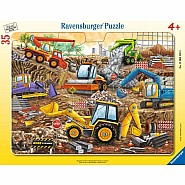 Working Hard 35 Pc Frame Puzzle