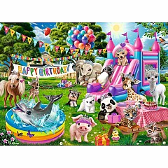 Tiara Birthday Party 100 Pc Puzzle