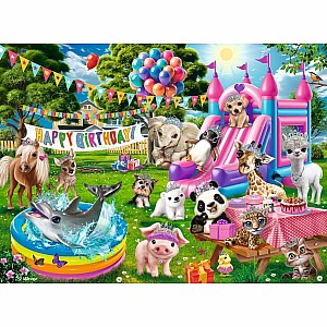 Tiara Birthday Party 100 Pc Puzzle