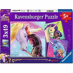 Ravensburger "Unicorn Academy" (49 Pc 3 in 1 Puzzle)