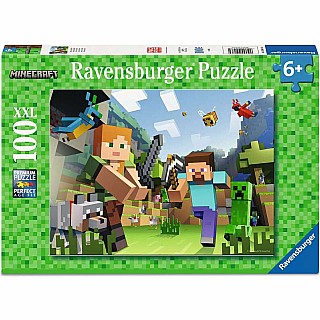 Minecraft: Steve and Alex Puzzle (100 XXL pc)