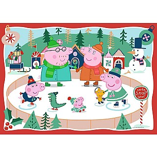 Peppa Pig Christmas Giant Floor Puzzle (24 pc)