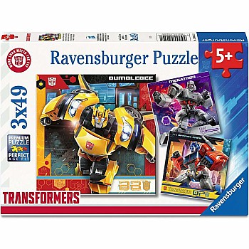 Ravensburger "Transformers" (49 Pc 3 in 1 Puzzle)