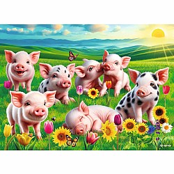 Precious Piglets 60 Pc Puzzle