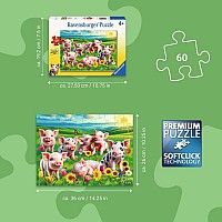 Precious Piglets 60 Pc Puzzle
