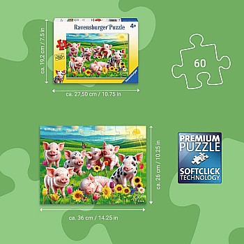 Ravensburger "Precious Piglets" (60 Pc Puzzle)