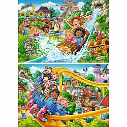 Ravensburger "Amusement Park' (24 Pc 2 in 1 Puzzle)