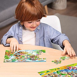 Ravensburger "Amusement Park' (24 Pc 2 in 1 Puzzle)