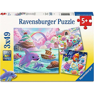 Candy Coastline 3x49pc Puzzles