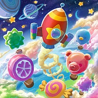 Candy Coastline Puzzles (3x49 Pieces)
