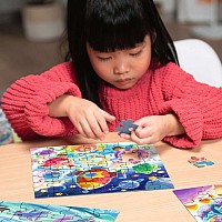 Candy Coastline Puzzles (3x49 Pieces)