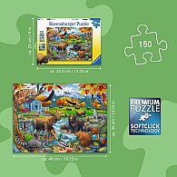  150 pc Wildlife Gathering Puzzle