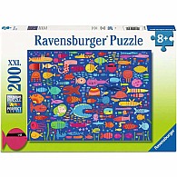  200 pc Funny Fish Friends Puzzle