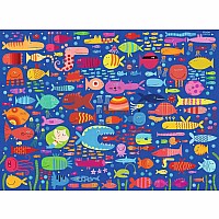  200 pc Funny Fish Friends Puzzle