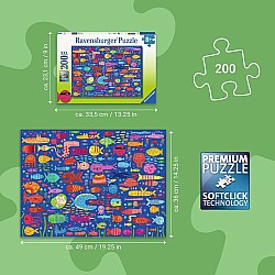 Ravensburger "Funny Fish Friends" (200 Pc XXL Puzzle)