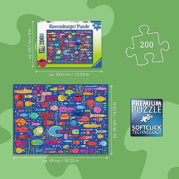 Ravensburger "Funny Fish Friends" (200 Pc XXL Puzzle)