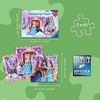 Disney Frozen 3x49pc Puzzles