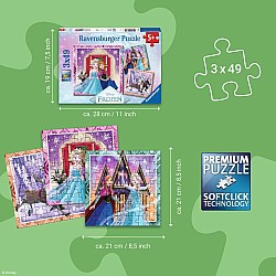 Disney Frozen 3x49pc Puzzles