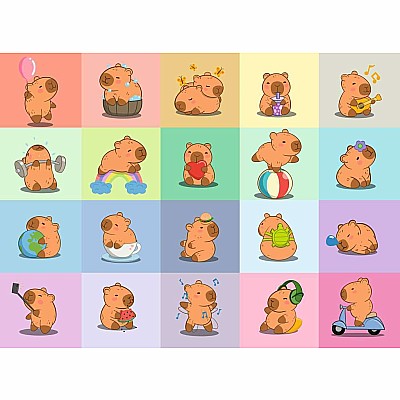 Capybara 100 Pc XXL Puzzle