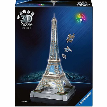 Ravensburger "Iconics Eiffel Tower, Night Ed." (216 pc 3D Puzzle)