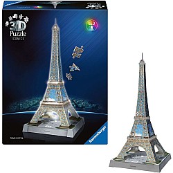 Ravensburger "Iconics Eiffel Tower, Night Ed." (216 pc 3D Puzzle)