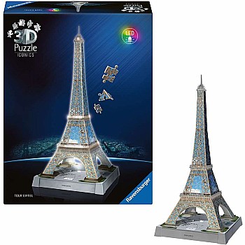 Ravensburger "Iconics Eiffel Tower, Night Ed." (216 pc 3D Puzzle)