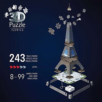 Ravensburger "Iconics Eiffel Tower, Night Ed." (216 pc 3D Puzzle)