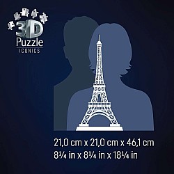 Ravensburger "Iconics Eiffel Tower, Night Ed." (216 pc 3D Puzzle)