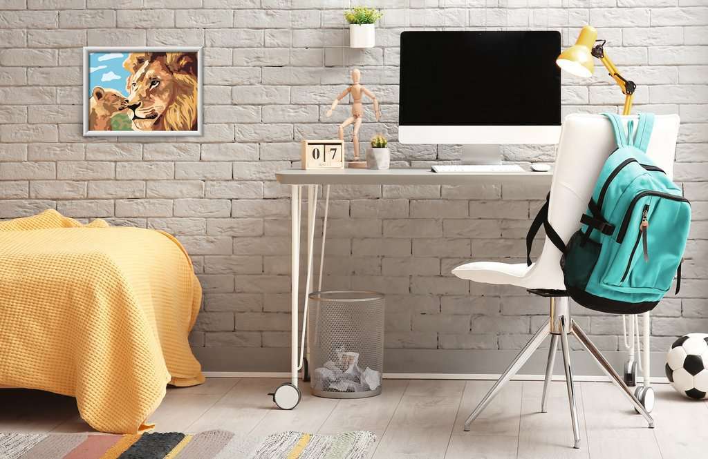 Lion and Baby Puzzle (Painting products)