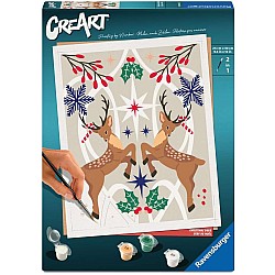 CreArt: Christmas Deer 10x12